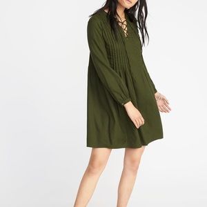 Old Navy pintucked swing dress